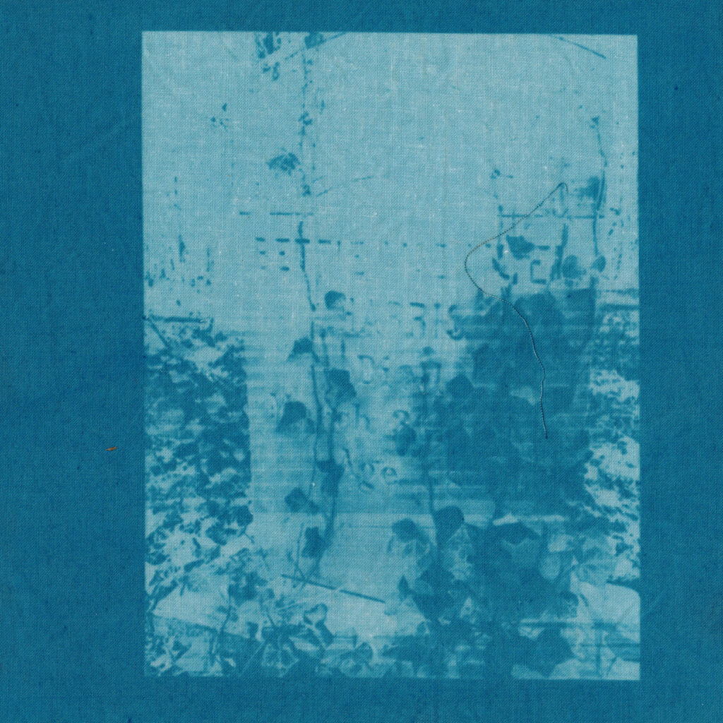 Cyanotype from East End Cemetery, by Oakwood Arts students